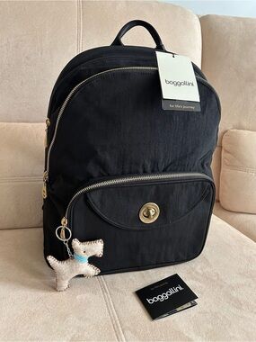 NEW Baggallini Classy Backpack | Work, Travel, Laptop Bag with Luggage Sleeve